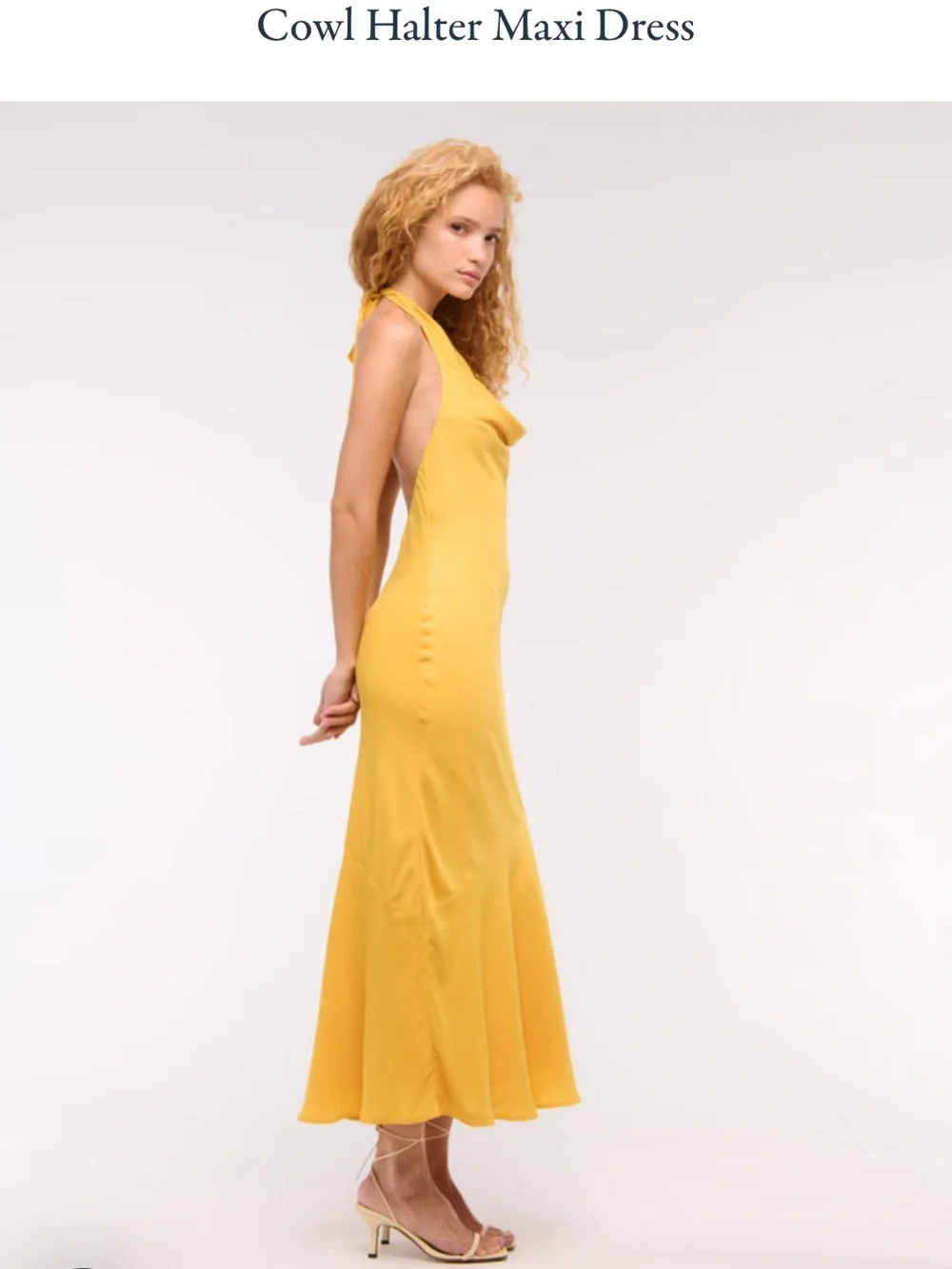 Abercrombie & Fitch cowl halter